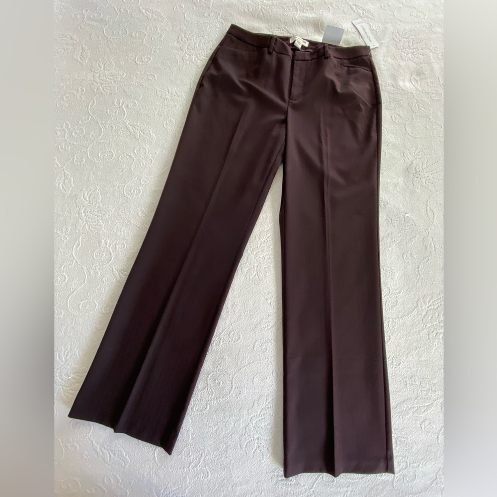 Coldwater Creek Dress Pants Herringbone Womens 8 Boot Cut NWT